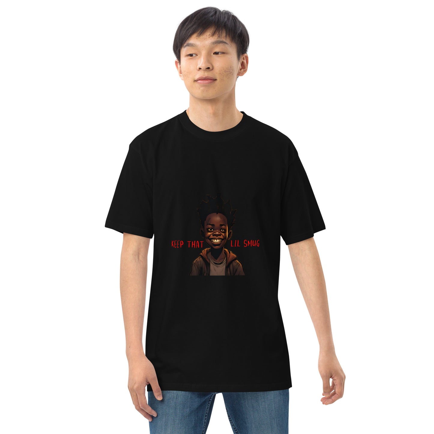 Smug Kid, Men’s premium heavyweight tee