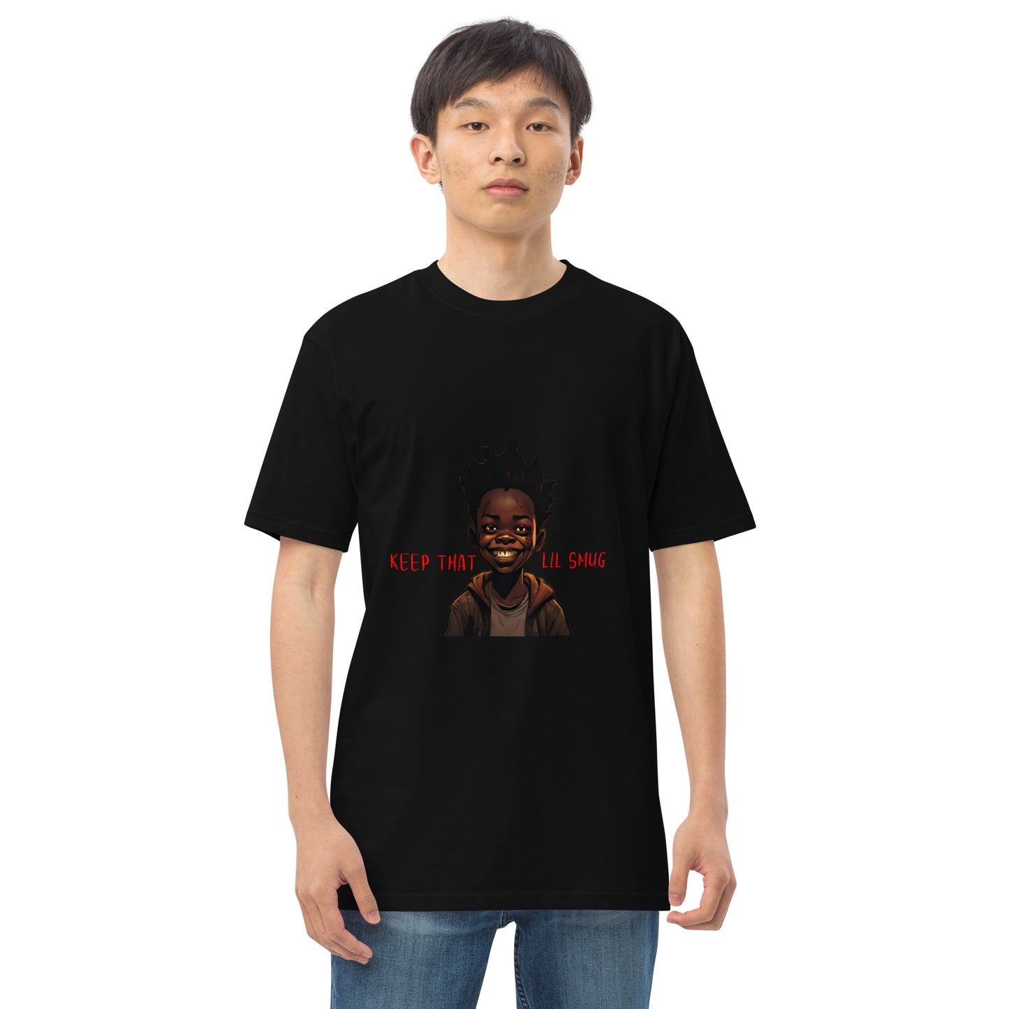 Smug Kid, Men’s premium heavyweight tee