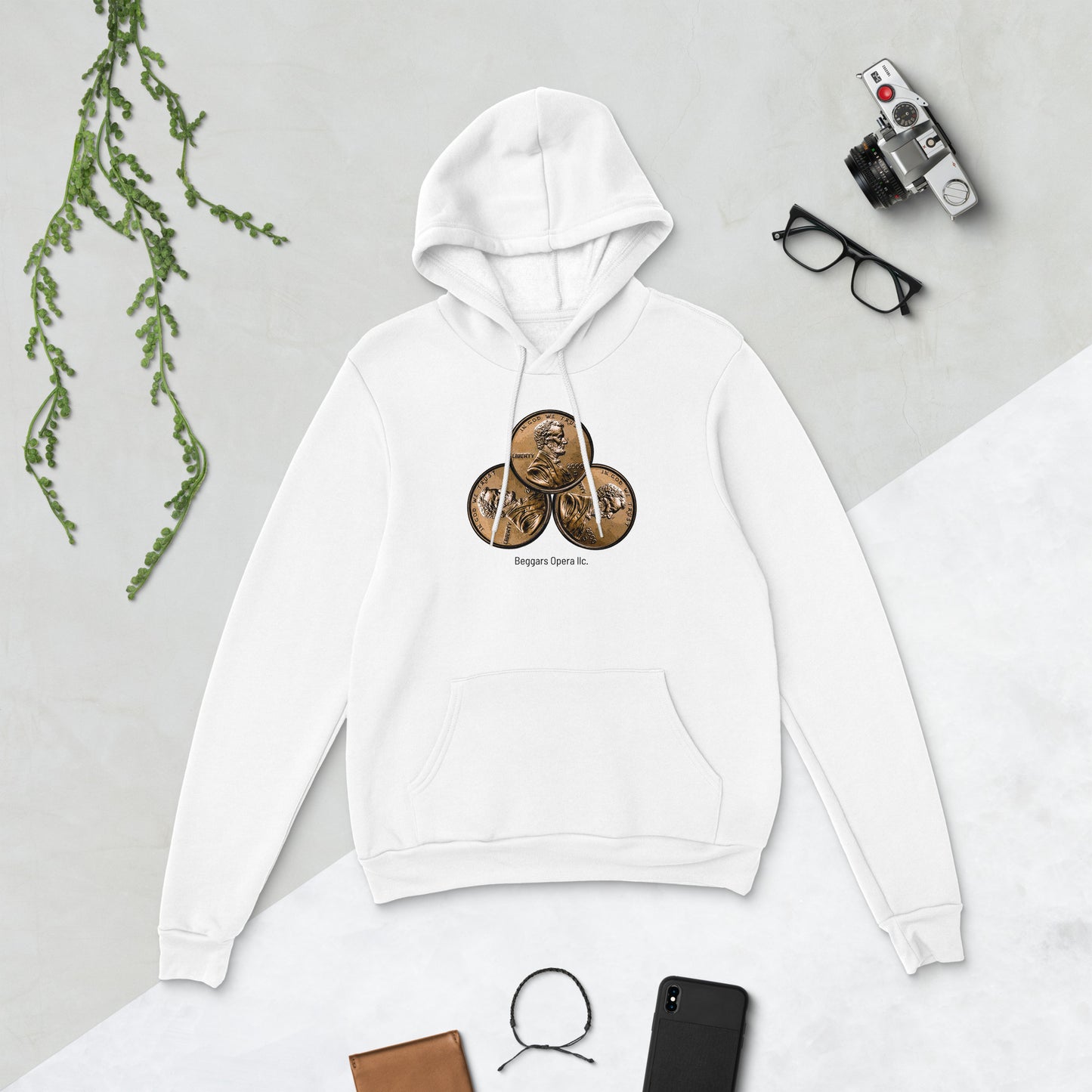 Beggars Op White Hoodie