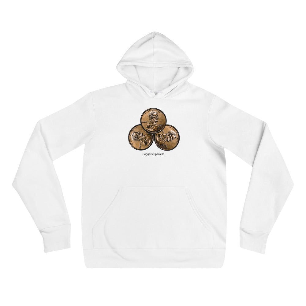 3 pennies Blk hoodie